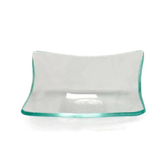 Arte Regal Glass Snack Bowl Square Set Clear, 4 Pieces, 10 cm