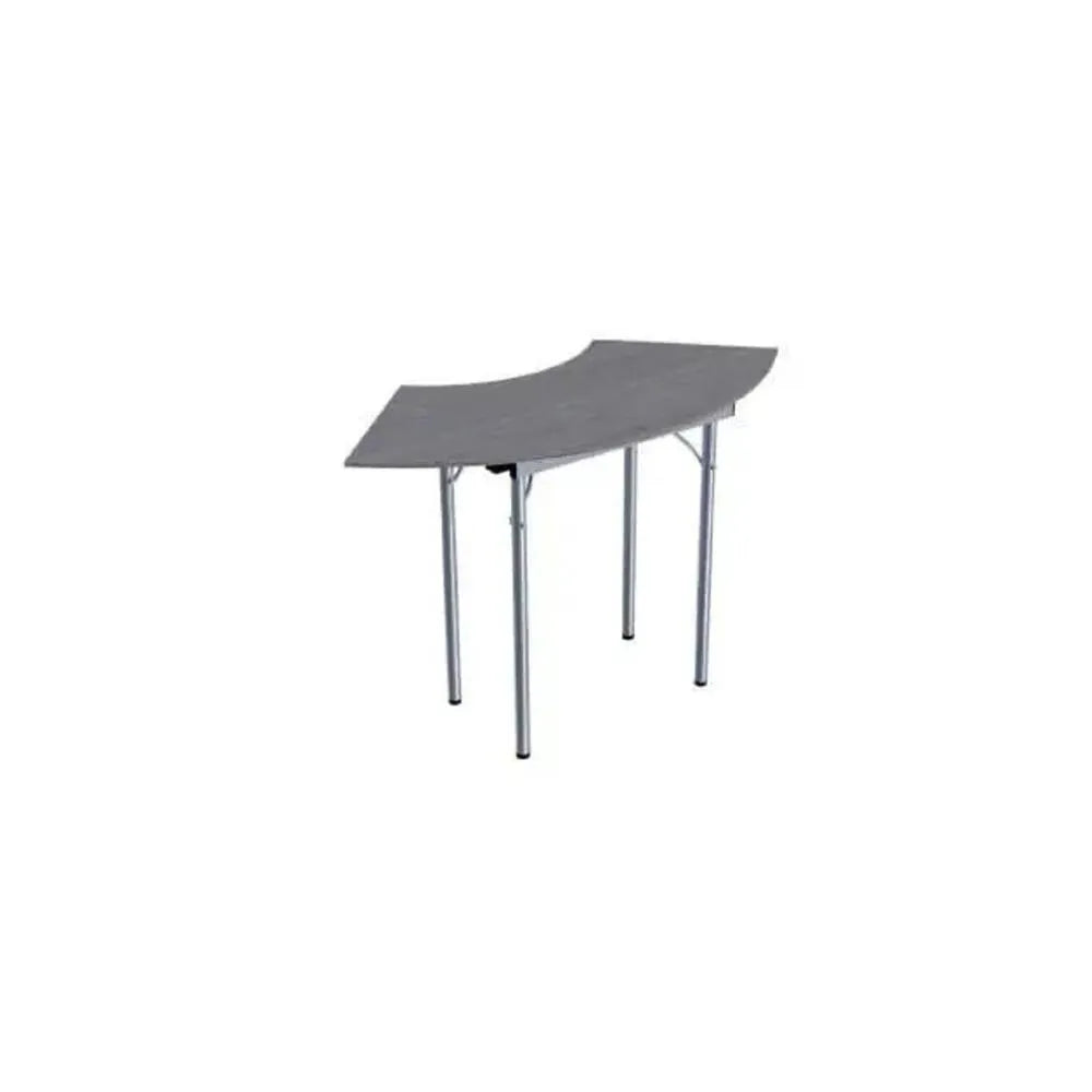 Ash Quarter Round Table L 45 x W 45 cm, Sturdy And Space-Saving, MDF Laminated Table Top