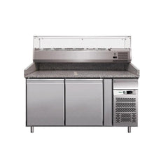 Forcar G-PZ2600TN Two Door Pizza Counter Chiller 390 Liter 260W