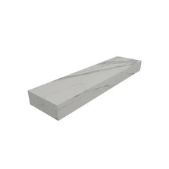 Bagnodesign Alpine Floating Shelf, Satin 60x15x5.1 cm