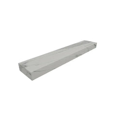 Bagnodesign Alpine Floating Shelf, Satin Carrara 80x15x5.1 cm