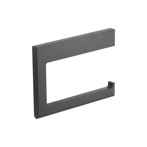 Bagnodesign Anthracite Slim Line Toilet Roll Holder, 14x2x10 cm