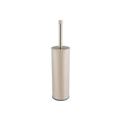 Bagnodesign Brushed Nickel Orology Freestanding Toilet Brush And Holder, Dia 8.2x34.8 m