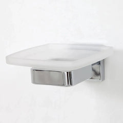 Bagnodesign Chrome Corsair Wall Mounted Soap Dish And Holder, 12x14x6 cm