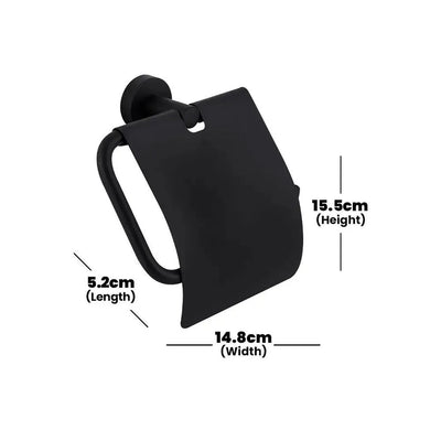 bagnodesign-matt-black-options-round-toilet-roll-holder-with-cover-14-8x5-2x15-5-cm