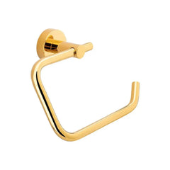 Bagnodesign Pvd Gold Options Round Toilet Roll Holder Without Cover, 16.2x5.15x11.1 cm