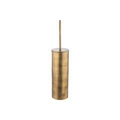 Bagnodesign Soft Bronze Options Round Freestanding Toilet Brush And Holder, 8.1x8.1x39.4 cm