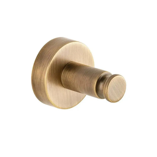 Bagnodesign Soft Bronze Pro Options Round Single Robe Hook, 4x4.5x4 cm