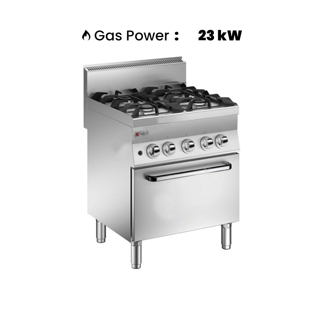 baron-6npc-gf722-4-burners-gas-cooking-range-on-gas-oven-gas-power-23-kw-70-x-65-x-87-cm