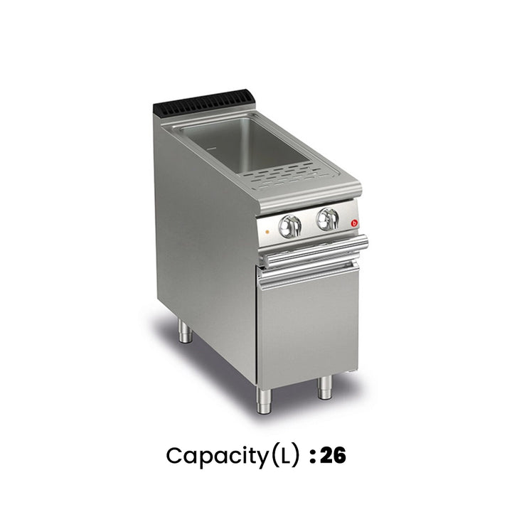 baron-700-series-electric-pasta-cooker-with-set-of-2-baskets-gn-1-3-26-l-5-67-kw-40-x-70-x-87-cm