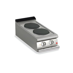 Baron 700 Series Electric Range 2 Round Hotplates, 5.2 kW, 40 x 70 x 25 cm