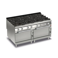 Baron 900 Series 8 Burner Gas Cooking Range on 2 Gas Ovens, 63.4 kW, 160 x 90 x 87 cm