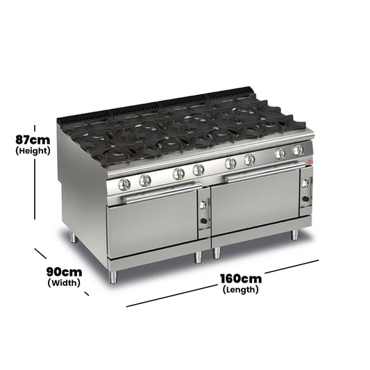 baron-900-series-8-burner-gas-cooking-range-on-2-gas-ovens-63-4-kw-160-x-90-x-87-cm