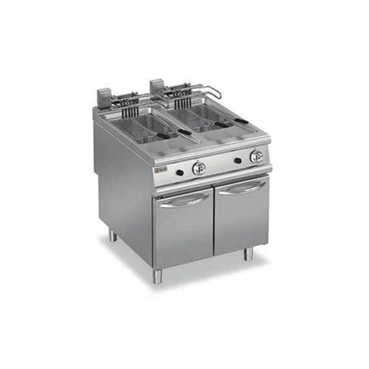 Baron 90FRI/E820 Dual Pan Electric Deep Fryer With 2 Baskets 2 X 20 Liter, Power 36 kW 3 Phase