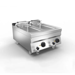 Baron Electric Fryer with Tilting Power Pack, 10 + 10 L, 18 kW, 60 x 70 x 29.5 cm