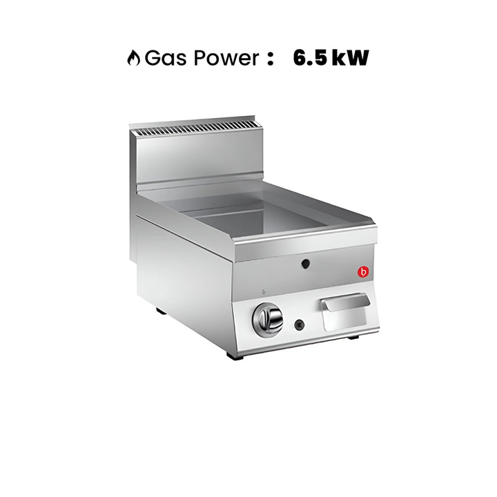 baron-n6ftt-g400-gas-griddle-with-smooth-plate-gas-power-6-5-kw-40-x-65-x-29-5-cm