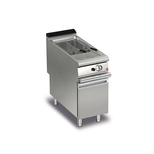 Baron Q90FRI/G415 Single Well Deep Gas Fryer With 1 Basket, 15 Liter Tank Capacity, Power 13 kW - HorecaStore