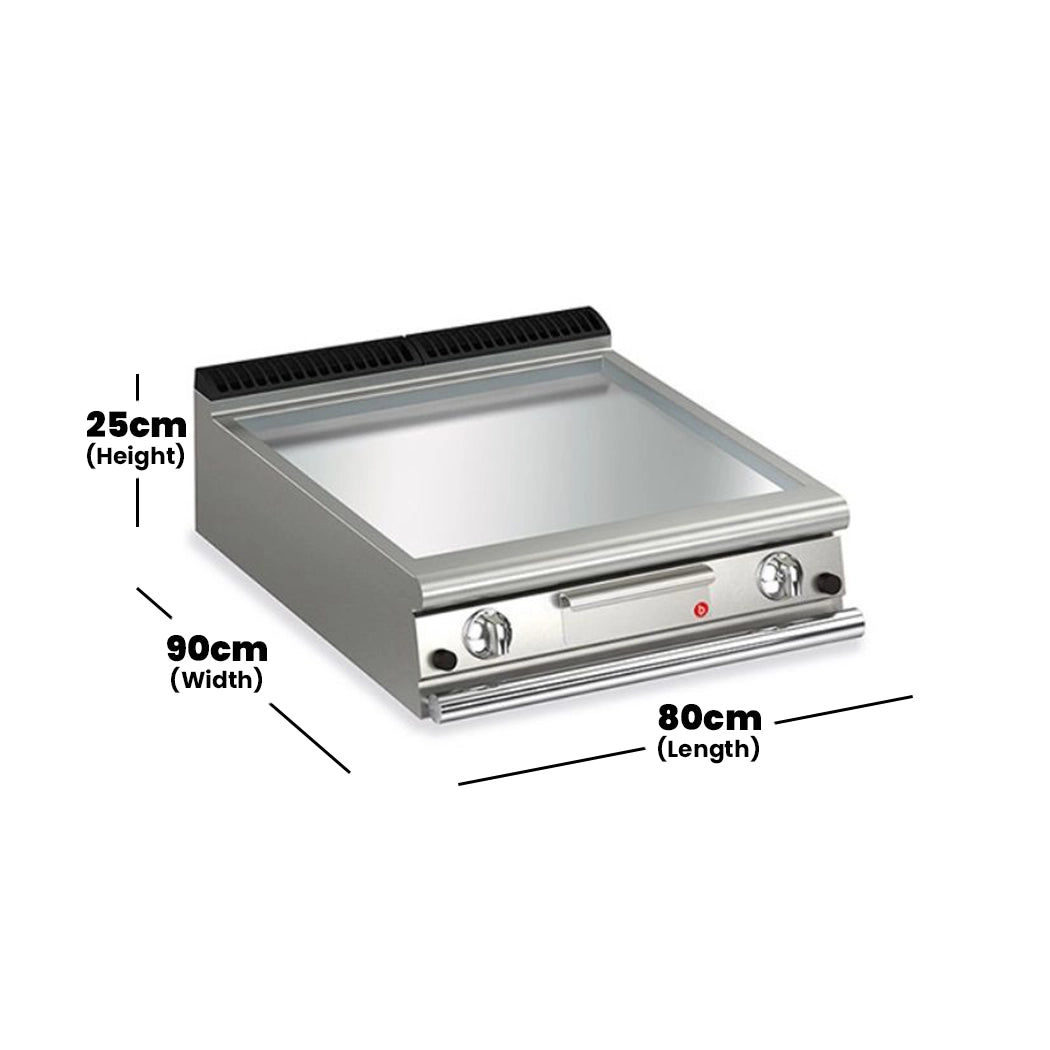 baron-q90ftt-g805-gas-griddle-with-smooth-chromed-plate-21-kw-80-x-90-x-25-cm