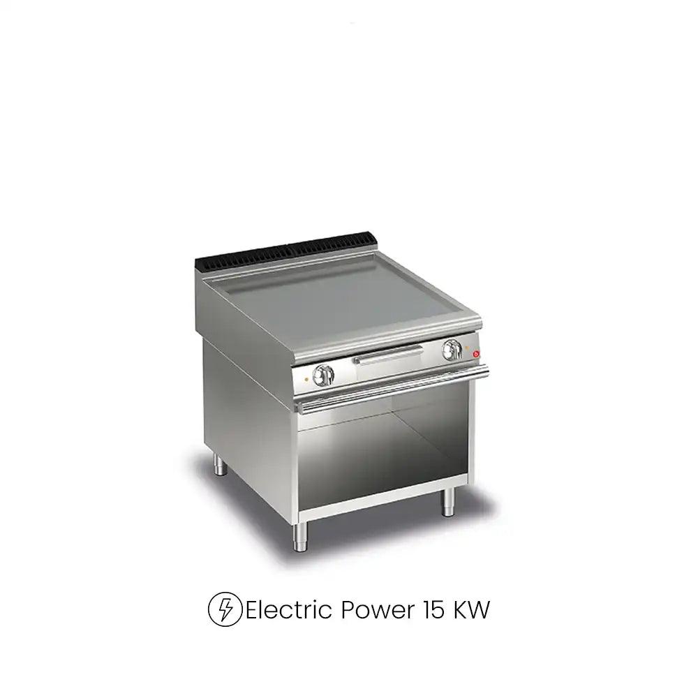 Baron Q90FTV/E800 Grilled Fryer Plate Table Top, Gas Power 14 KW - HorecaStore