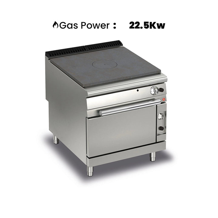 baron-q90tpf-g800-gas-solid-top-on-gas-oven-22-5-kw-80-x-90-x-87-cm