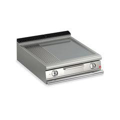 Baron S/S Electric Griddle 2/3 Smooth 1/3 Ribbed, 10.8 kW, 80 x 70 x 25 cm