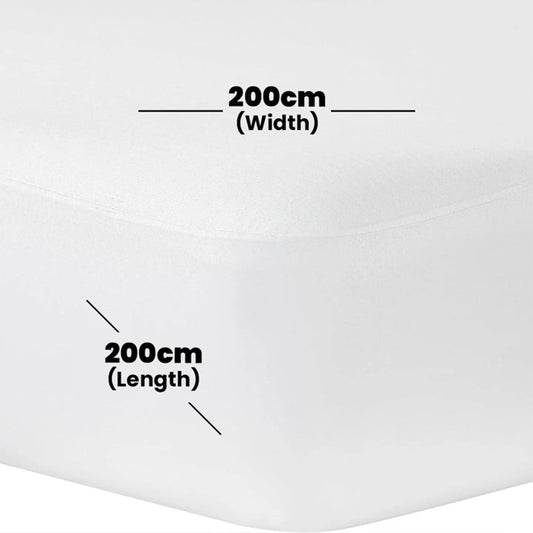 Basic Waterproof Mattress Protector Double 200 x 200 cm