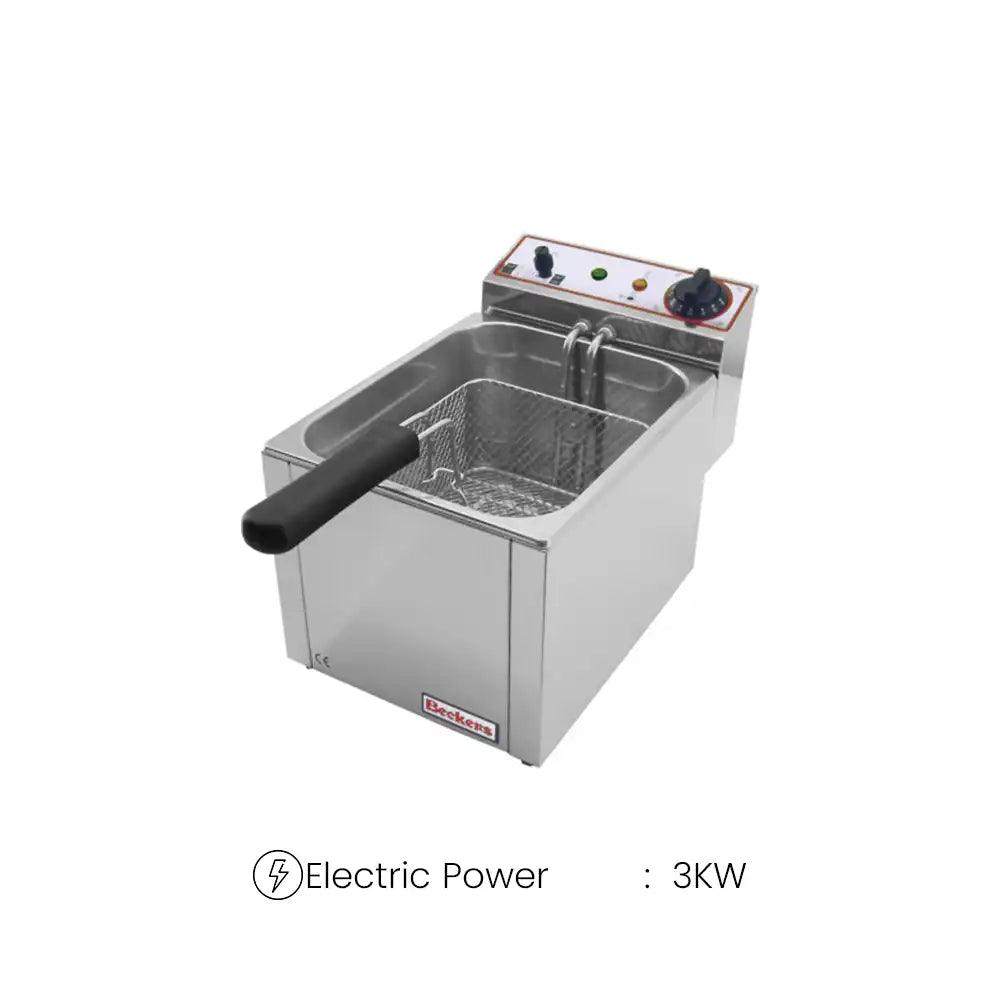 Beckers FR 6LT Electric Deep Fryer 6L, Power 3 kW - HorecaStore