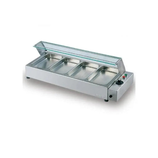 Berjaya BMC4 Electric Mini Bain Marin Counter 4 GN Trays Without Lid, Power 1000W