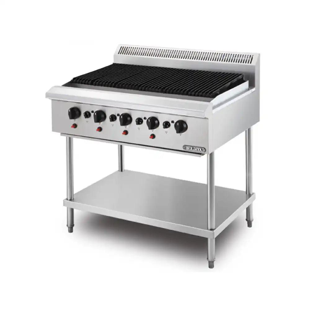 Berjaya CB5BFS-17 Gas Char Broiler Table Top 5 Burners With Freestanding, Power 21.975 KW - HorecaStore