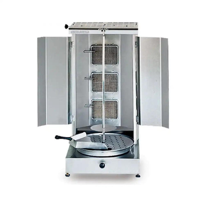 Berjaya KM3B Gas 3 Burners Cap Kabab And Shawerma Griller 20-30 KG Capacity, Power 4.688 KW - HorecaStore