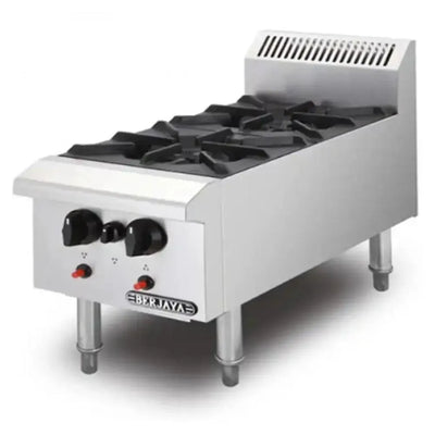 Berjaya OB2S Gas Table Top Horizontal 2 Open Burners, Power 11.72KW