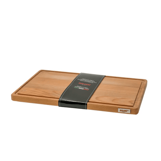 Bisetti 26300 Beechwood Tagliere Rectangle Cutting Board Small, 35 X 23 X 2 CM - HorecaStore