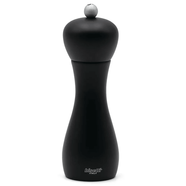 Bisetti 42501 Beechwood Rimini Pepper Mill Black, 18CM - HorecaStore