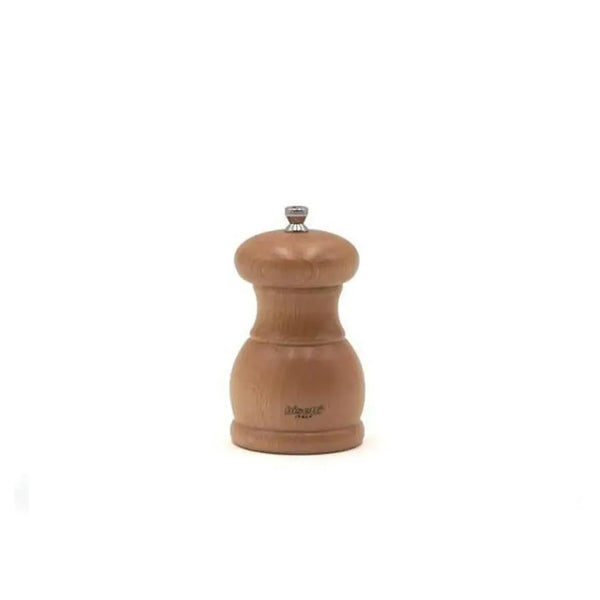 Bisetti 53MSN Beechwood Macina Salt Mill Natural, 11.5CM