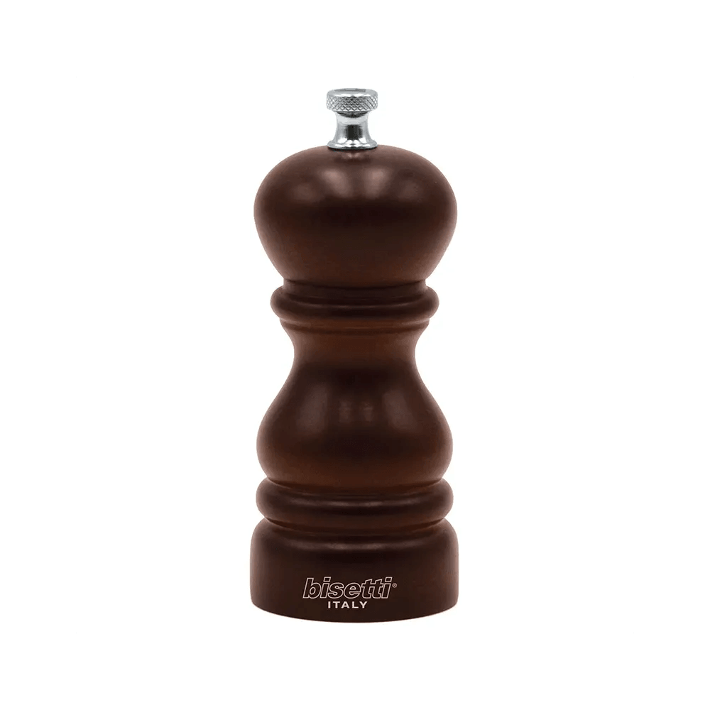 Bisetti 6150T Beechwood Roma Pepper Mill Chocolate, 13CM - HorecaStore