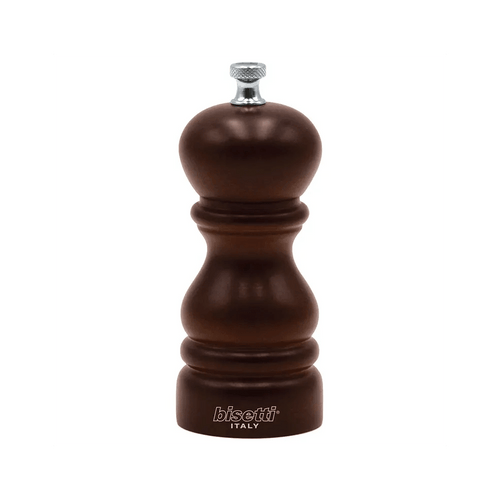 Bisetti 6150T Beechwood Roma Pepper Mill Chocolate, 13CM