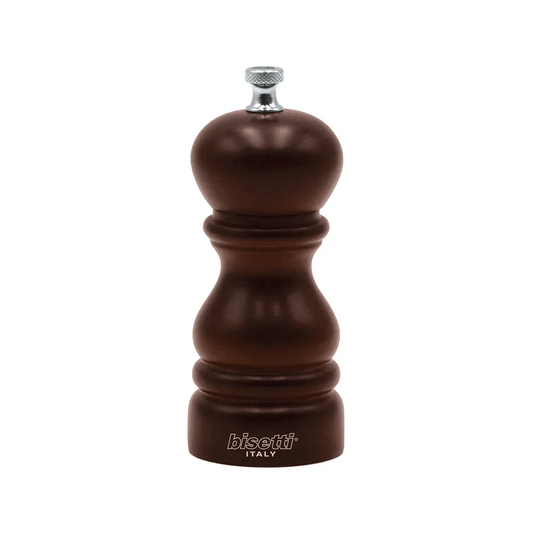 Bisetti 6150T Beechwood Roma Pepper Mill Chocolate, 13CM - HorecaStore