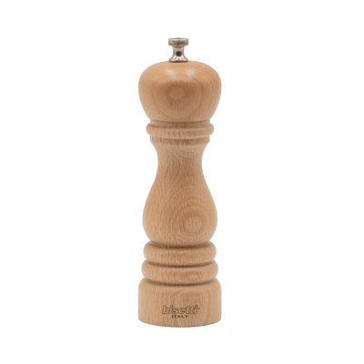 Bisetti 6151N Beechwood Roma Pepper Mill Natural, 19CM - HorecaStore