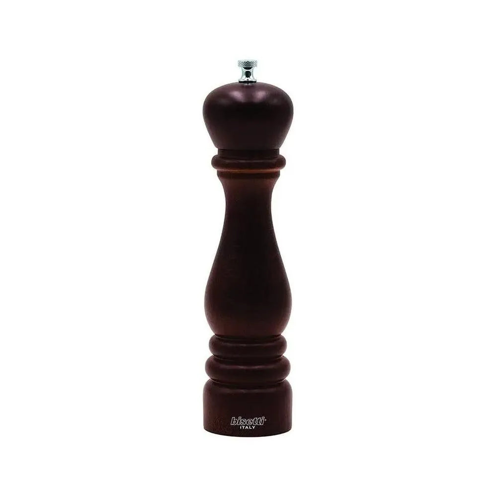 Bisetti 6152T Beechwood Pepper Mill Stained, 25CM