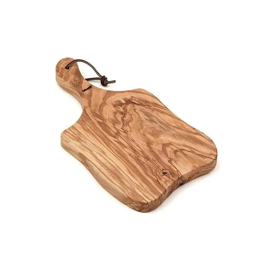 Bisetti 63001 Olive Wood Cutting Board Small Rustic, 31 X 14 X 2 CM