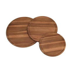 Bisetti 64001 Wood Acacia Round Cutting Board Small, Ø25CM, H1.5CM