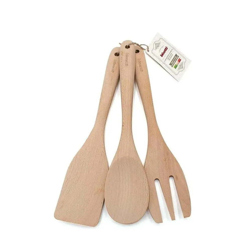 Bisetti 81520 Beechwood Spoon, 30CM