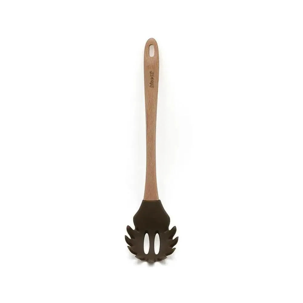 Bisetti 99034 Beechwood & Silicone Pasta Fork 31.5 X 8 CM