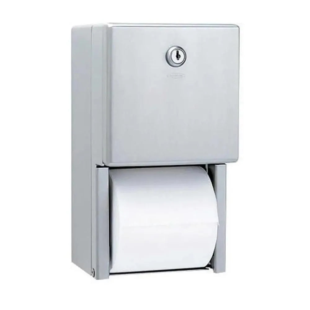 Bobrick Stainless Steel B-2888 Surface Mounted Multi Roll Toilet Tissue Dispenser 6-1/16? W x 11? H x 5-15/16? D