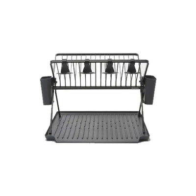 brabantia-aluminium-dark-grey-foldable-dish-rack