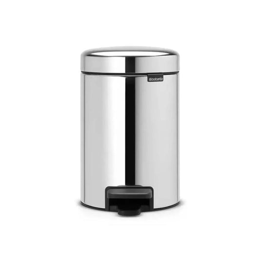 brabantia-newicon-brilliant-steel-pedal-bin-3l-with-plastic-bucket