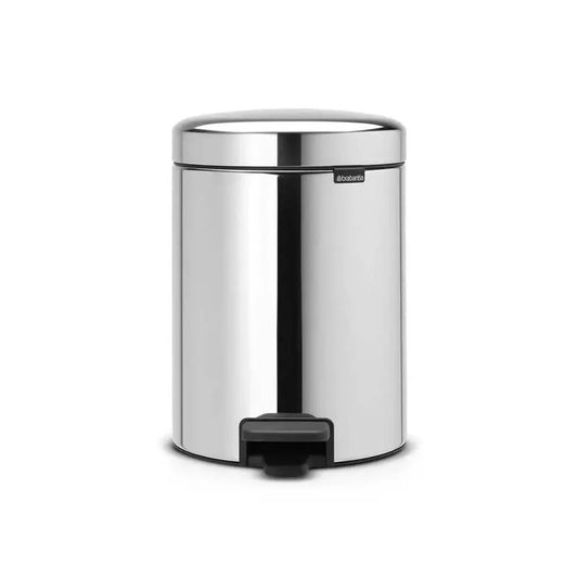 brabantia-newicon-brilliantstainless-steel-pedal-bin-5l-with-plastic-bucket