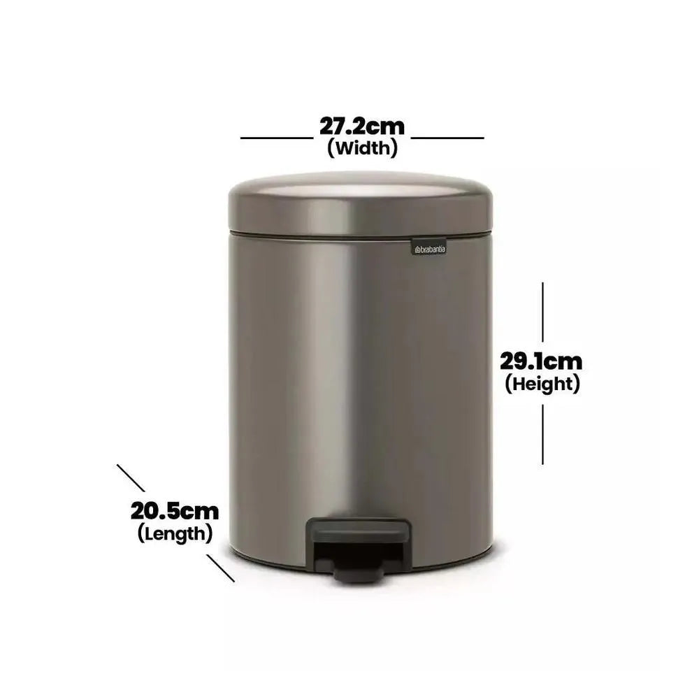 brabantia-newicon-stainless-steel-pedal-bin-5l-with-plastic-bucket