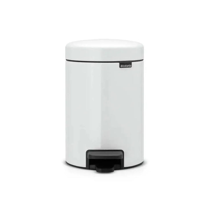 brabantia-newicon-white-stainless-steel-pedal-bin-3l-with-plastic-bucket