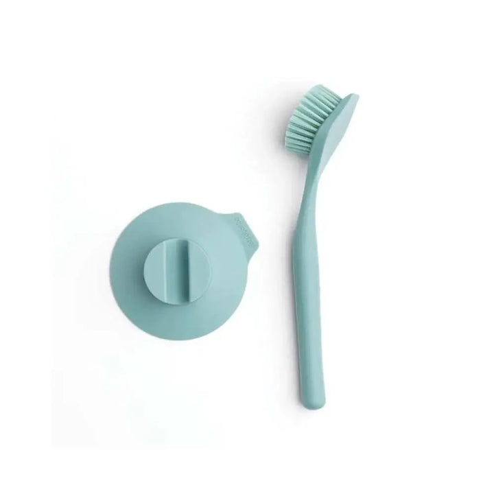 brabantia-plastic-dish-brush-with-suction-cup-mint